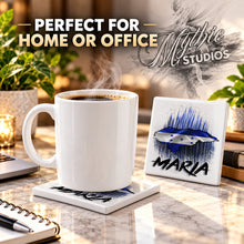 F059 Honduras Flag Heart ceramic coaster — PT03 photo