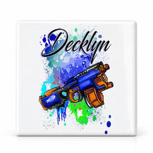 F062 Toy Water Gun ceramic coaster — MAIN photo