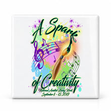F067 Paint Brush ceramic coaster — MAIN photo