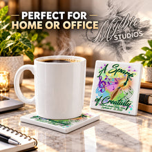 F067 Paint Brush ceramic coaster — PT03 photo