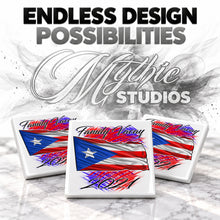 F071 Puerto Rico Flag ceramic coaster — PT05 photo