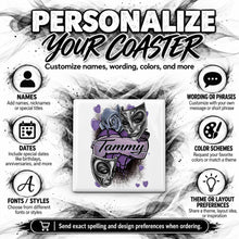 F072 Drama faces ceramic coaster — PT04 photo