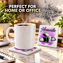 G039 Clogging ceramic coaster — PT03 photo
