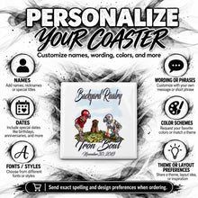 G041 Football Star ceramic coaster — PT04 photo