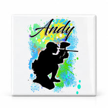 G043 Paintball ceramic coaster — MAIN photo