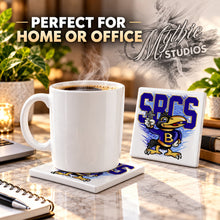 G044 Raven ceramic coaster — PT03 photo