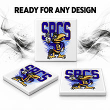 G044 Raven ceramic coaster — PT06 photo