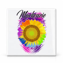 H057 Sunflower ceramic coaster — MAIN photo