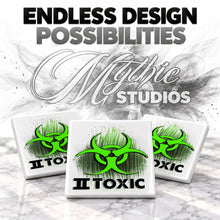 H059 Toxic Logo ceramic coaster — PT05 photo