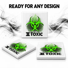 H059 Toxic Logo ceramic coaster — PT06 photo
