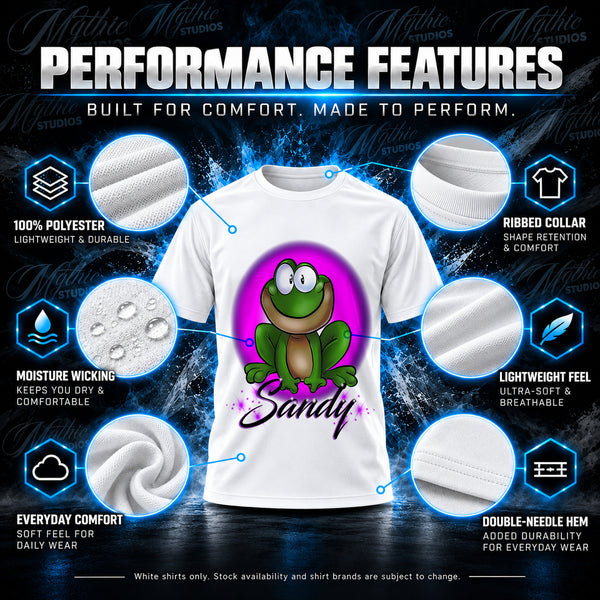 Personalized Frog T-Shirt by Mythic Airbrush, additional product image 3