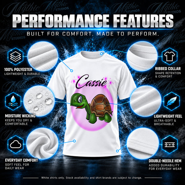 Personalized Turtle T-Shirt by Mythic Airbrush, additional product image 3