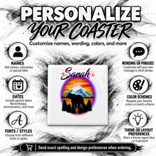 I020 Bear ceramic coaster by Mythic Airbrush, original Air-Volution design — product image 5