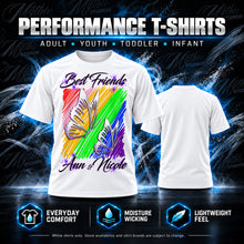 Personalized Best Friend Butterflies T-Shirt by Mythic Airbrush, additional product image 2