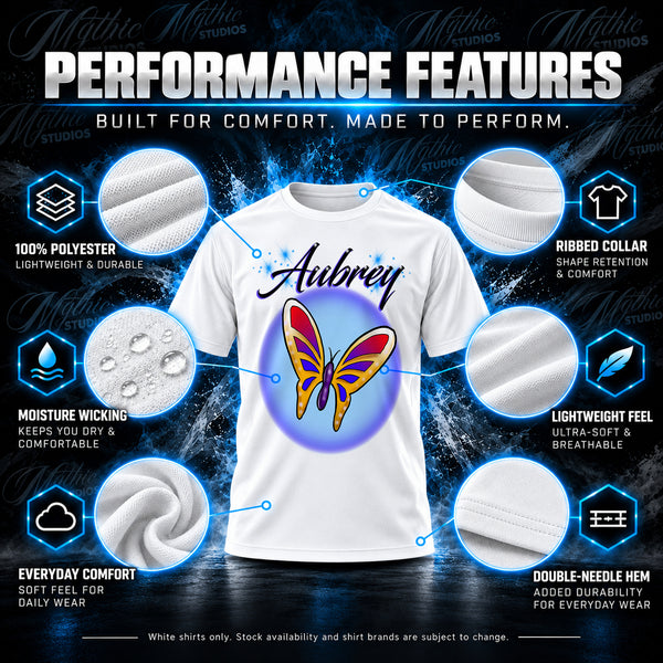 Personalized Butterfly T-Shirt by Mythic Airbrush, additional product image 3