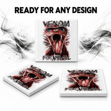 I028 Snake ceramic coaster by Mythic Airbrush, original Air-Volution design — product image 7