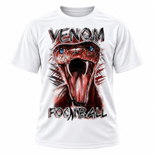 Personalized Snake T-Shirt, front-view T-shirt mockup featuring custom Air-Volution artwork by Mythic Airbrush