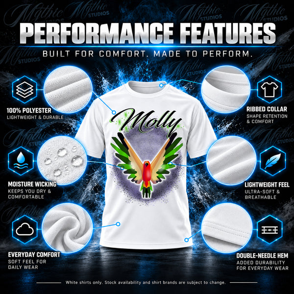 Personalized Bird T-Shirt by Mythic Airbrush, additional product image 3
