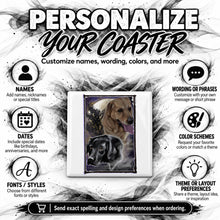 I034 Labrador Dogs ceramic coaster — PT04 photo