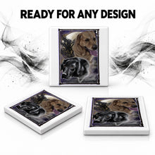 I034 Labrador Dogs ceramic coaster — PT06 photo