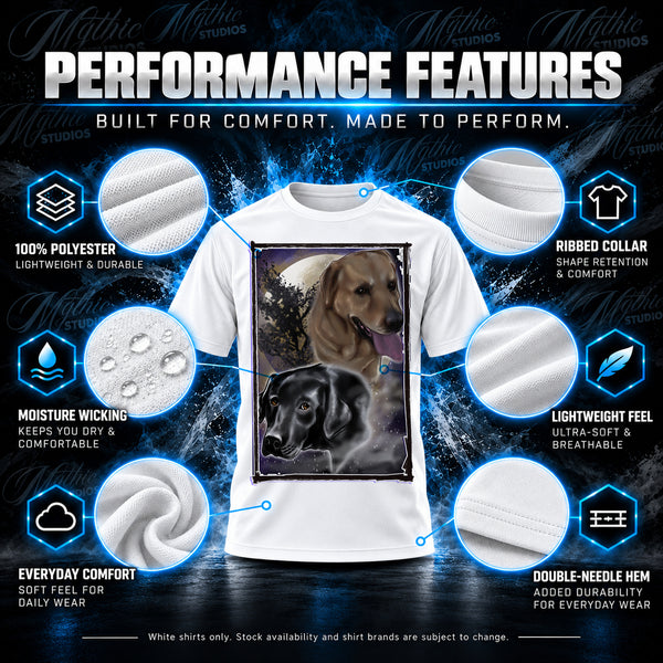 Personalized Labrador Dogs T-Shirt by Mythic Airbrush, additional product image 3