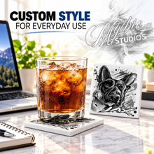 I036 German Shepherd ceramic coaster — PT01 photo