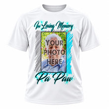 Personalized Your Photo On a T-Shirt, front-view T-shirt mockup featuring custom Air-Volution artwork by Mythic Airbrush