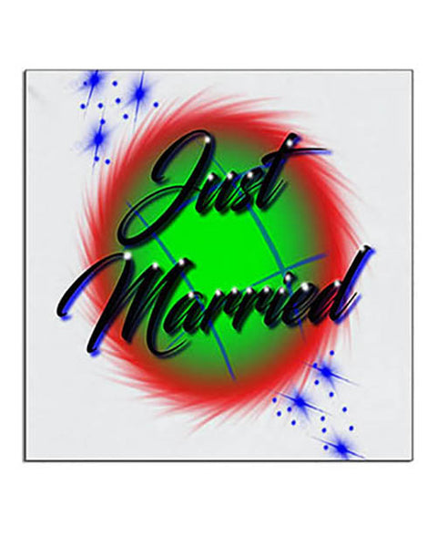 A002 Personalized Airbrush Name Design Ceramic Coaster