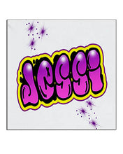 A009 Personalized Airbrush Name Design Ceramic Coaster