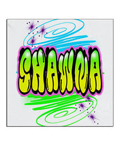 A010 Personalized Airbrush Name Design Ceramic Coaster