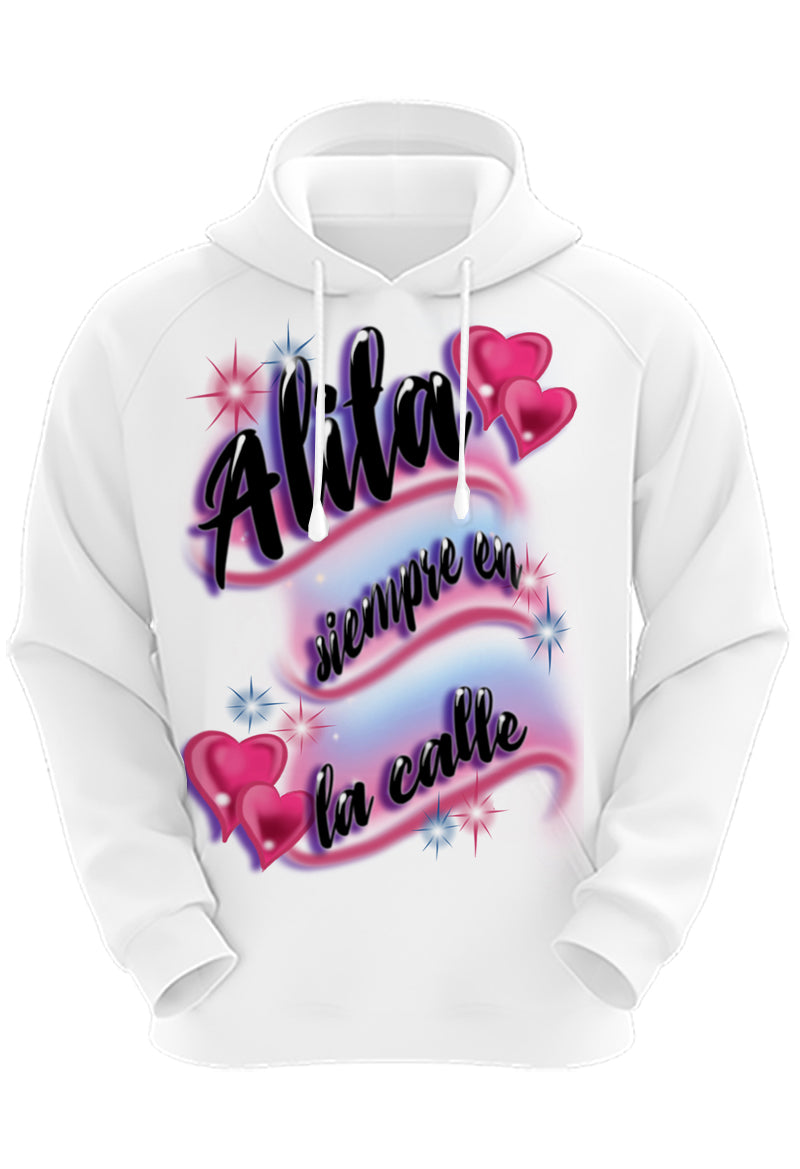 Personalized airbrush hoodies cheap