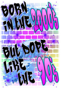 A023 Digitally Airbrush Painted Personalized Custom Graffiti Name  Design  Adult and Kids T-Shirt