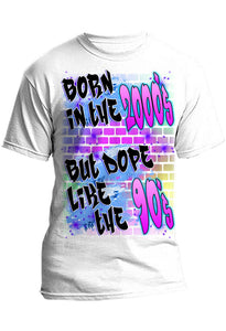 A023 Digitally Airbrush Painted Personalized Custom Graffiti Name  Design  Adult and Kids T-Shirt
