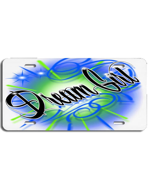 A025 Digitally Airbrush Painted Personalized Custom Name Design  Hoodie Sweatshirt Kids And Adult