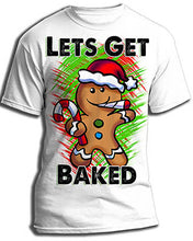 B153 Personalized Airbrush Gingerbread Man Kids and Adult Tee Shirt