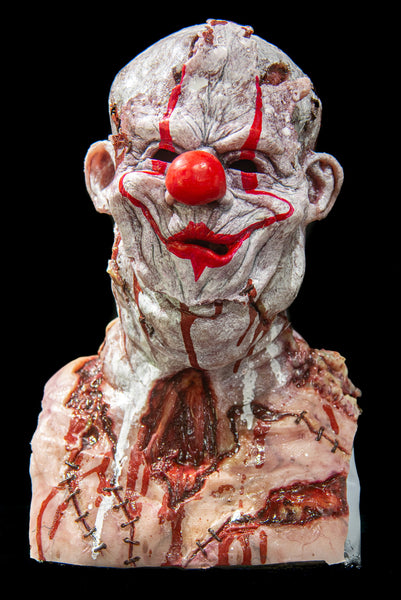 Tickles The Clown With Tear Away Face Silicone Mask "Flesh Skin"