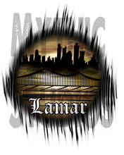 E021 Personalized Airbrush Urban city Graffiti Landscape Snapback Trucker Hat
