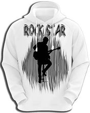 F016 Personalized Airbrushed Guitar Music Hoodie Sweatshirt