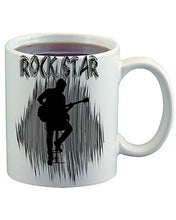 F016 Personalized Airbrushed Guitar Music Ceramic Coffee Mug