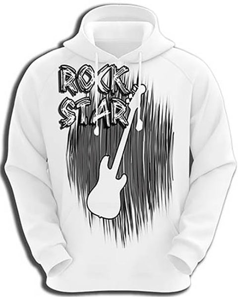 F021 Personalized Airbrushed Guitar Hoodie Sweatshirt