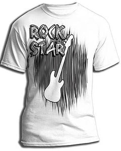 F021 Personalized Airbrushed Guitar Tee Shirt