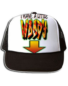 F036 Personalized Airbrushed Arrow Snapback Trucker Hat