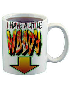 F036 Personalized Airbrushed Arrow Ceramic Coffee Mug