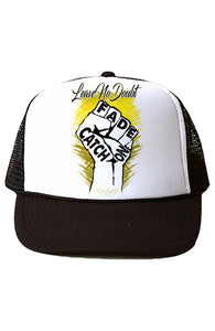 F053 Digitally Airbrush Painted Personalized Custom BLM Sign    Snapback Trucker Hats