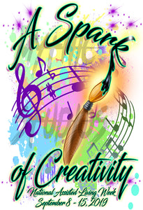 F067 Digitally Airbrush Painted Personalized Custom Paint Brush    Ceramic Coffee Mug
