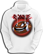 G003 Personalized Airbrush Football Hoodie Sweatshirt