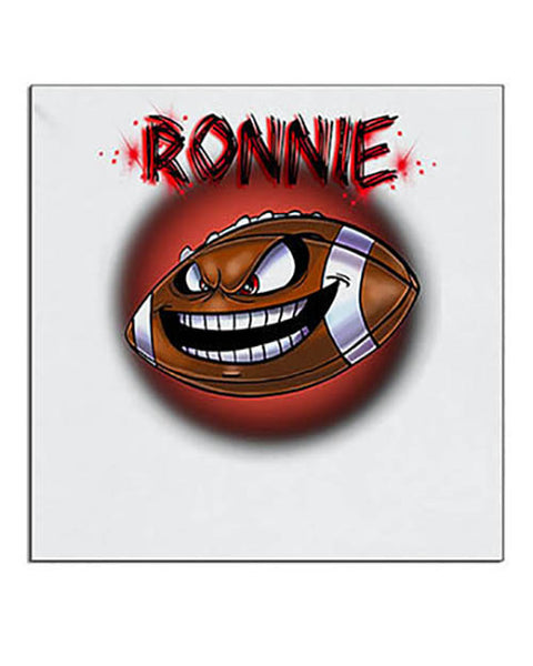 G003 Personalized Airbrush Football Ceramic Coaster