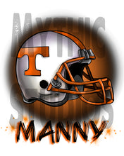 G006 Personalized Airbrush Football Helmet Hoodie Sweatshirt