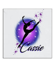 G007 Personalized Airbrush Dancer Ceramic Coaster