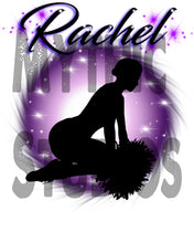 G010 Personalized Airbrush Cheerleader Ceramic Coffee Mug